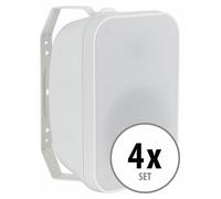 4x Altoparlante Casse Diffusori HiFi Parete Muro Tenuto Stagna Esterno IP56 60W