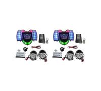 4X Altoparlanti Stereo per Moto Lettore MP3 Wireless Audio FM Impermeabile per Moto Scooter ATV UTV
