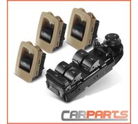 4x Alzacristalli Interruttore Unità Commutazione Frontale Dietro per BMW X5 E70