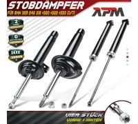 4x Ammortizzatore Gas Frontale + Posteriore per BMW 3er E46 Touring Coupe Cabrio