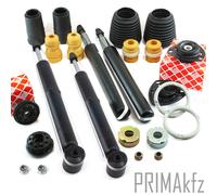 4x Ammortizzatore + Manicotto Antipolvere + Febi Supporto Ant. Posteriore per
