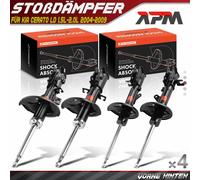4x Ammortizzatore Pressione Del Gas Anteriore Posteriore per Kia Ld 1.5L-2.0L Bj