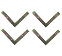 4X Angoli Piani In Acciaio Angolari Per Mobili