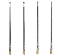 4X Antenna telescopica di ricambio da 60 cm a 4 sezioni per radio e TV