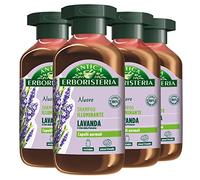 4x Antica Erboristeria Shampoo Illuminante alla Lavanda ed Erbe di Provenza per Capelli Normali Formula Vegan Senza Siliconi e Coloranti - 4 Flaconi da 250ml