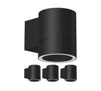 4x applique BIDO per esterni IP44 downlight nero opaco rotondo 1x GX53 max.