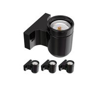 4x applique FEL in porcellana nera lucida angolare 1x E27 max. 300W