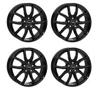 4x Autec cerchi in alluminio VIDRON 8.0x19 ET40 5x112 Schwarz