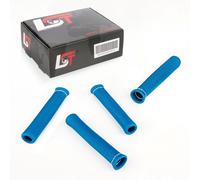 4x Auto Candela Filo Custodia Protettiva Scudo Termico Copertura Blu per mazda