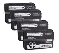 4X AUTO PKW Kit Di Pronto Soccorso Con Maschere DIN13164-2022