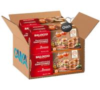 4X Balocco Panettone Gastronomico Base per Farciture Salate, Senza Canditi e Uvetta 240g (2023) [CAIYA® BOX da 4 Panettoni]