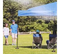 4x Basi per ombrelloni da giardino, base per ombrellone riempibile, pesi