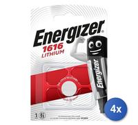 4x Batteria bottone al litio marca Energizer modello CR1616