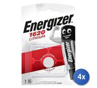 4x Batteria bottone al litio marca Energizer modello CR1620