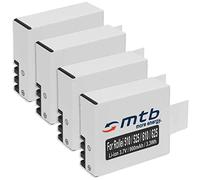 4x Batteria per Rollei Actioncam AC 510, 525, 610, 625 [900 mAh - 3.7V - Li-Ion]