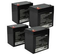 4x Batteria sostituisce APC RBC20 4500mAh 12V AGM