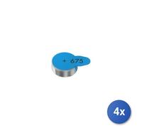 4x Batteria Varta 24600 101 416 HEARING AID 675 Blu