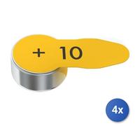 4x Batteria Varta 24610 101 418 HEARING AID 10 Giallo