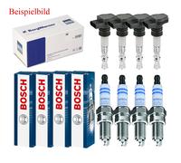 4x Beru Bobina + 4x Bosch Candela Doppio Iridio per Suzuki Grand Vitara I