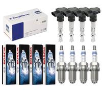 4x Beru Bobina Accensione + 4x Bosch Candela Super 4 per Mitsubishi Carisma Da _