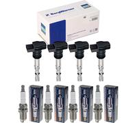 4x Beru Bobina + Candela per Fiat Punto 199_1.4 Multi Air Alfa Romeo Mito -
