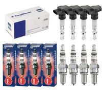 4x Beru By Elettrico Bobina + NGK Candela per Citroën Xantia Break X1 2.0i 16V