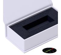 4x Bianco Scatoletta Magnetica USB Presentazione, e drive rimovibili