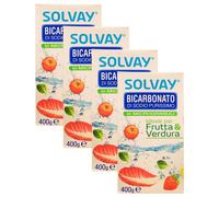 4x Bicarbonato Di Sodio Purissimo, In Microgranuli. Ideale Per Frutta & Verdura