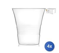 4x Bicchieri In Vetro Borosilicato, Modello 4You, 45Cl