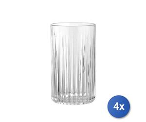 4x Bicchieri In Vetro Trasparente, Elysia, Per Long Drink, 44,5Cl