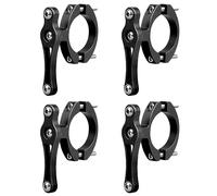 4X Bicicletta Bottiglia D'Acqua Clip Cage Holder Morsetto Manubrio Staf4149