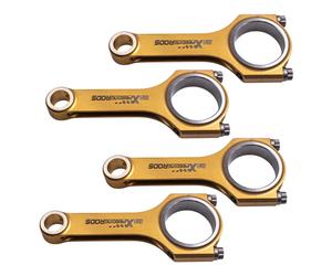 4x Bielle for Suzuki Swift GTI 1300 G13B Titanizing 4340 H-Beam Connecting Rods