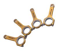 4x Bielle Titanizing 4340 H-Beam Connecting Rods For Suzuki 1.3L G13b Engine