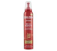 4x Bilba Spuma Ricci Perfetti Con Ceramidi e Olio di Argan Tenuta Extra Forte ed Effetto Anticrespo 24H - 4 Flaconi da 200ml ognuno