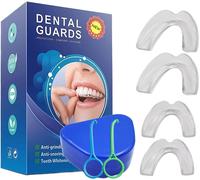 4X BITE DENTALE NOTTURNO RUSSAMENTO BAIT PROTEZIONE DENTI PARADENTI BRUXISMO