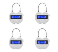 4X Blocco Orario Intelligente Display LCD Blocco Orario Timer Elettronico M6495