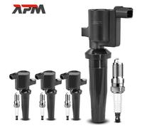4x Bobina Accensione + 4x Candela per Ford Focus Mondeo IV S-MAX Mazda 3