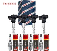 4x Bobina Accensione Bosch + Champion Candela di per Audi Tt 8N3 1.8 T VW Passat