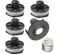 4x bobina per decespugliatore, 1 x primavera per decespugliatore, 1 x copertina per bobina Compatibile con Makita 18V LIDL Akku DUR181 DUR141 DUR180Z DUR181Z 196146-9 195858-1