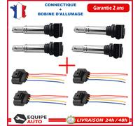 Renault Cognac Kit da 4 Bobine Accensione con Fascio per Audi 1.2/1.4 TSI e 1.6 FSI