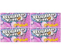 4x Bolle Yum Originale 10 Pezzi Confezione Gomma da Masticare Americano Gomma