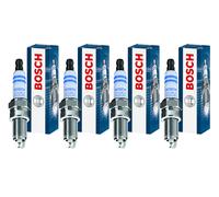 4X BOSCH Candela Di Accensione Doppia Iridio Per Toyota Yaris NHP13 NSP13 NCP13