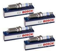 4x BOSCH Candela Doppio Iridio per Mazda 5 Cw 2.0 Ford Mondeo IV Berlina
