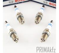 4x Bosch Candela Iridio per Alfa 155 156 Audi 80 A6 Ford Transit Galaxy Saab