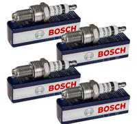 4x BOSCH Candela Super 4 per VW Golf i Cabriolet 155 1.8 BMW 3er E30 320i