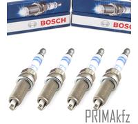 4x BOSCH Candele 0242129510 VR8SC + per Citroen Dacia Peugeot Renault 16V