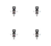 4X BOSCH Iniettore Per Renault Megane III Coupe DZ0/1_ 2.0 TCe R.S.