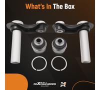 4x Braccio di controllo Kit SOSPENSIONI POSTERIORE for BMW e39 e61 e63 e64