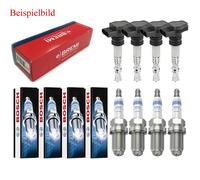 4x Bremi Bobina + 4x Bosch Candela Super 4 per Honda VII Civic Hatchback Ue