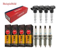 4x Bremi Bobina + 4x NGK Candela V-Line per VW Polo 9N_ 1.2 12V 1.4 16V
